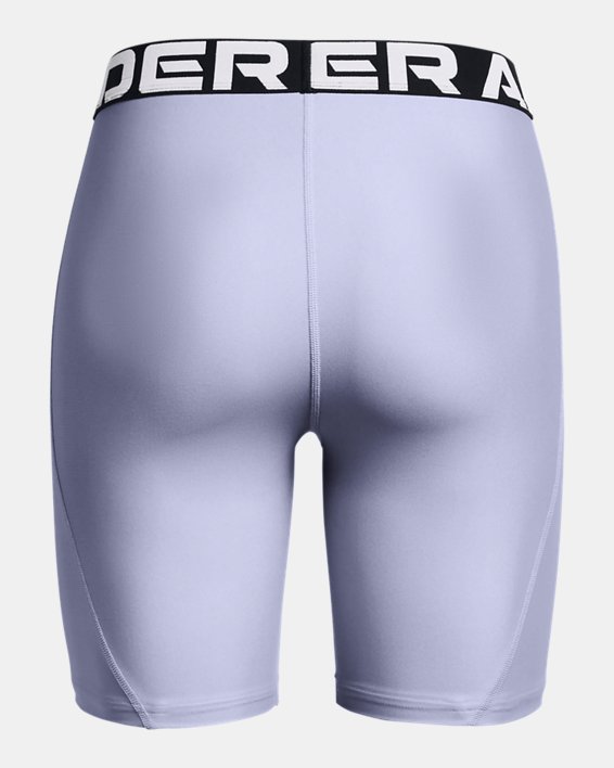 HeatGear® 8" Shorts für Damen (20 cm), Purple, pdpMainDesktop image number 5